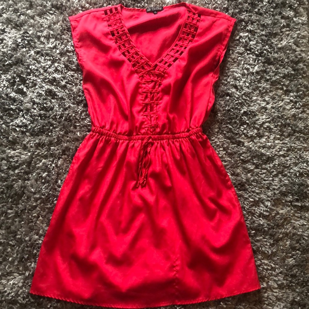 Women’s Medium, Red/Pink Short Dress